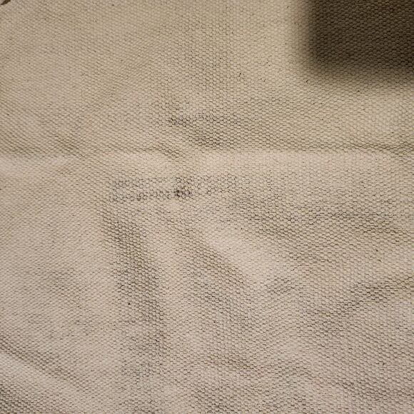 Southwest Aztec Accent Rug 26 x 21.5" Fringe Small Neutral Colors Vtg Cotton - Picture 6 of 14